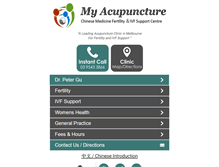 Tablet Screenshot of myacupuncture.com.au